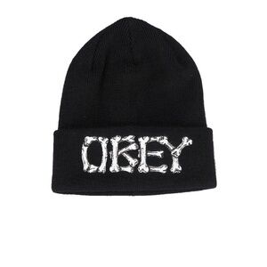 Obey Brigade Black Beanie